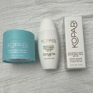 Kopari Skincare Trio - Blue, White